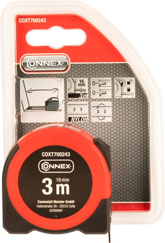 Load image into Gallery viewer, Connex rolmeter 3m venster - coxt700243