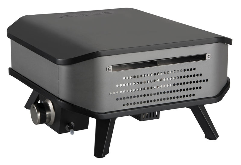 Load image into Gallery viewer, Cozze Gas pizzaoven 13'' met pizzasteen 5kW zwart grijs