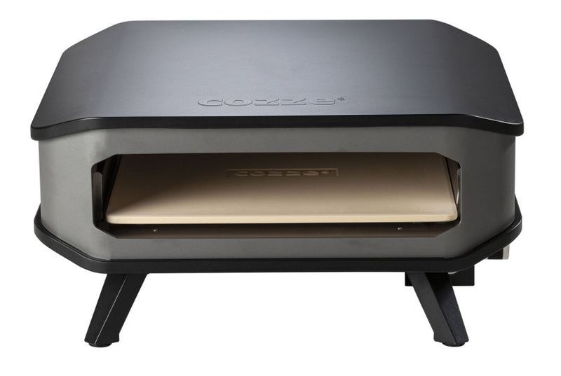 Load image into Gallery viewer, Cozze Gas pizzaoven 17'' met pizzasteen 8kW zwart grijs