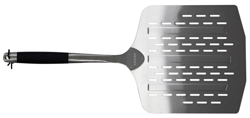 Load image into Gallery viewer, Cozze RVS Pizzaschep met ventilatiegaten 66 cm zilver