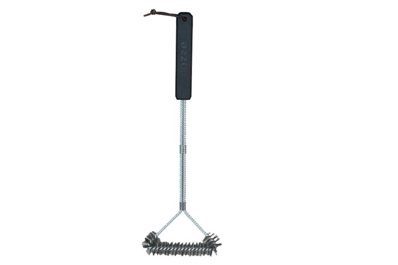Load image into Gallery viewer, Cozze reinigingsborstel grillrooster 50 cm zilver zwart