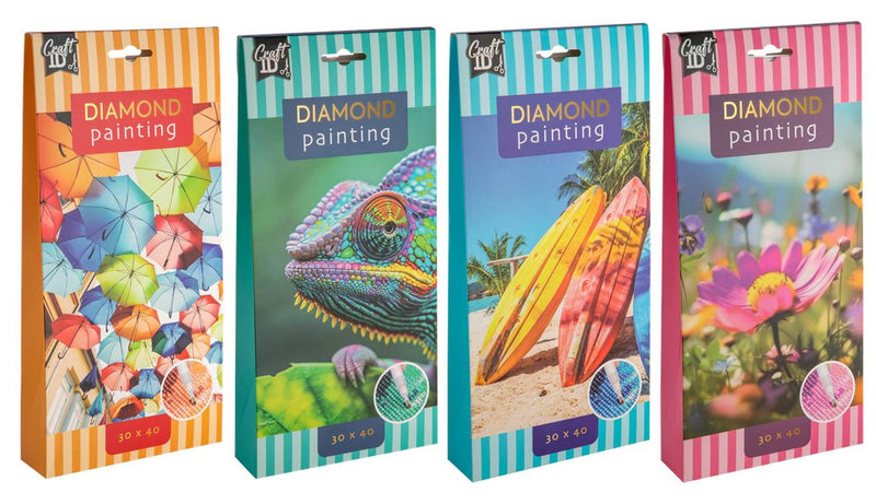 Load image into Gallery viewer, Craft id diamond painting 30x40cm 4 assorti