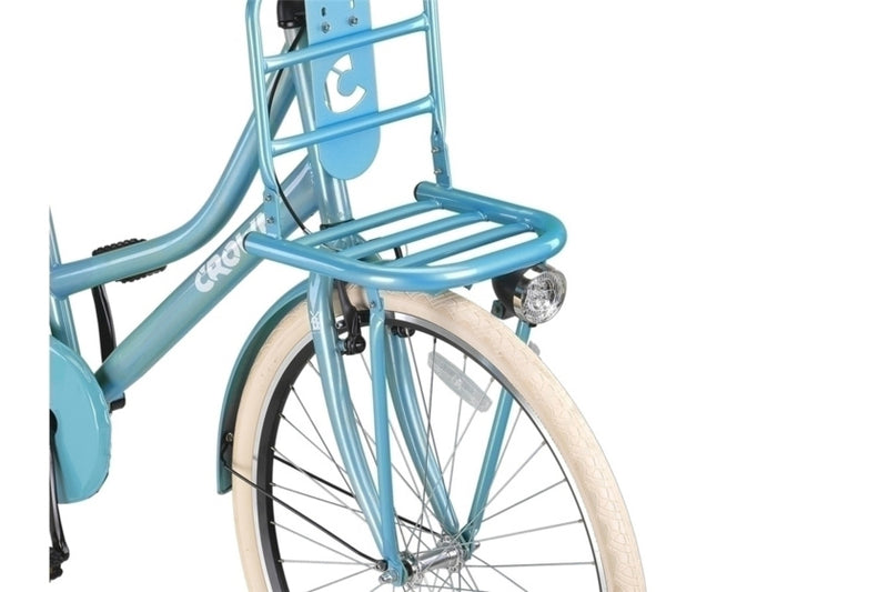 Load image into Gallery viewer, Crown holland 28 inch 53 cm dames terugtraprem lichtblauw