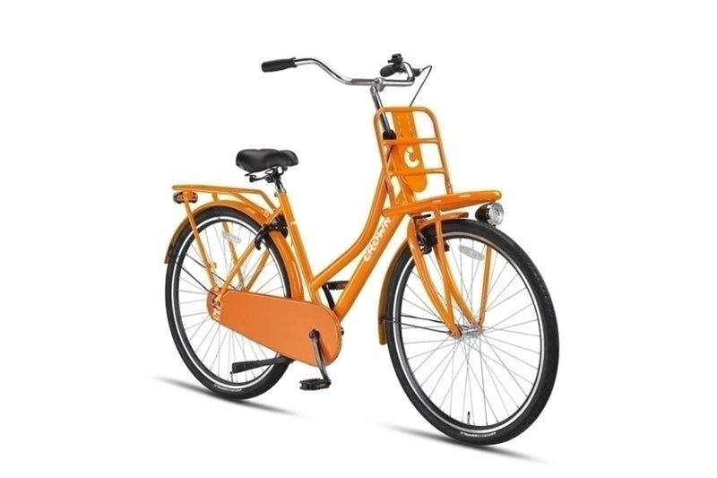 Load image into Gallery viewer, Crown holland 28 inch 53 cm dames terugtraprem oranje