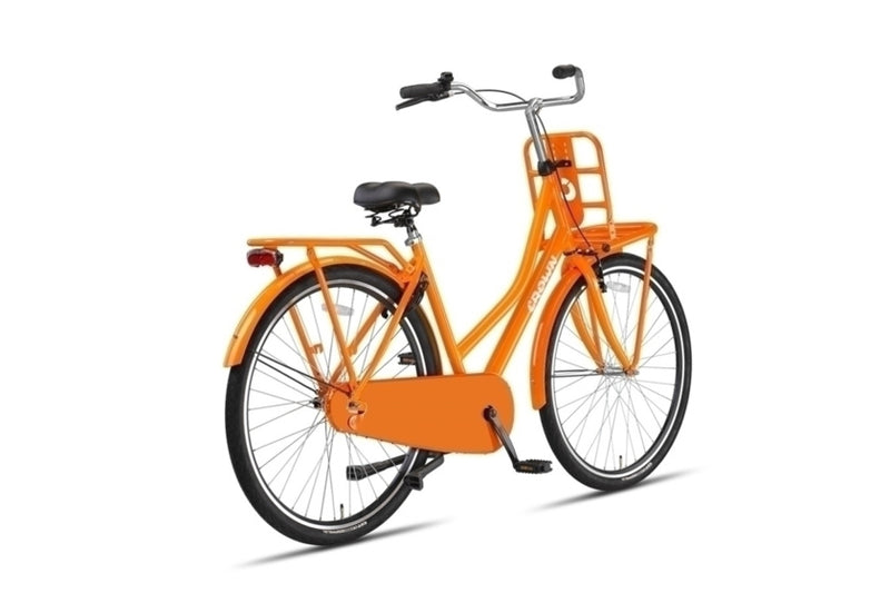 Load image into Gallery viewer, Crown holland 28 inch 53 cm dames terugtraprem oranje