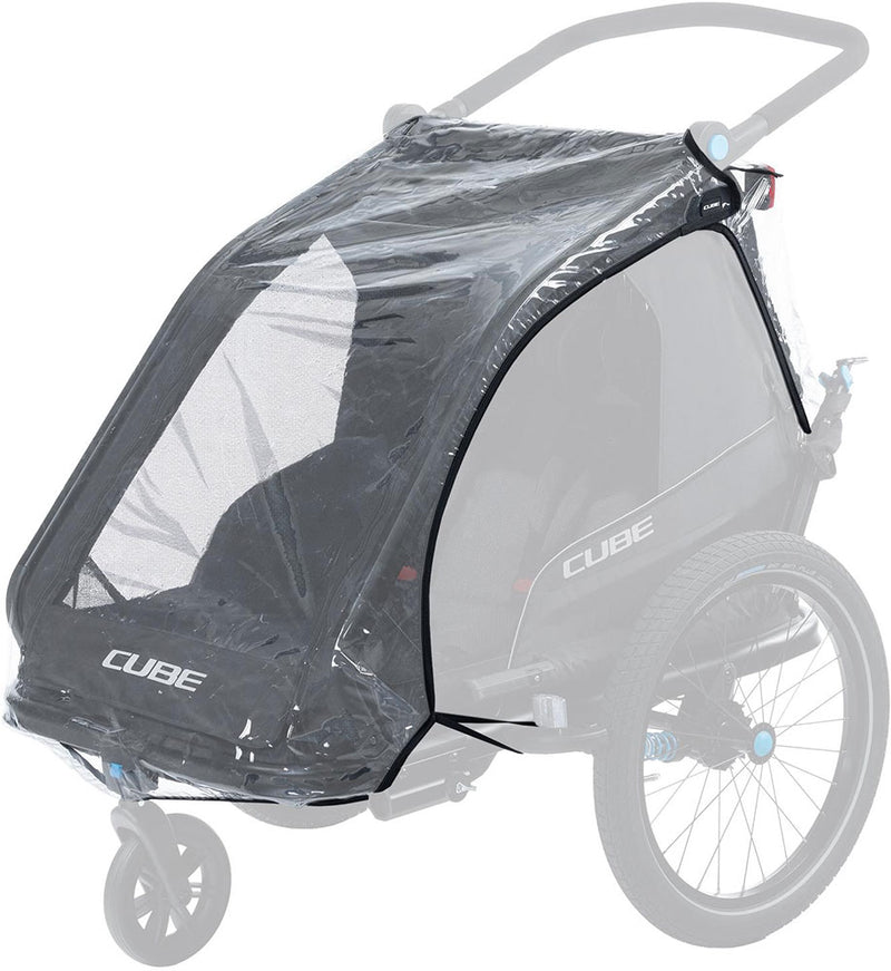 Load image into Gallery viewer, Cube double cmpt kids trailer raincover