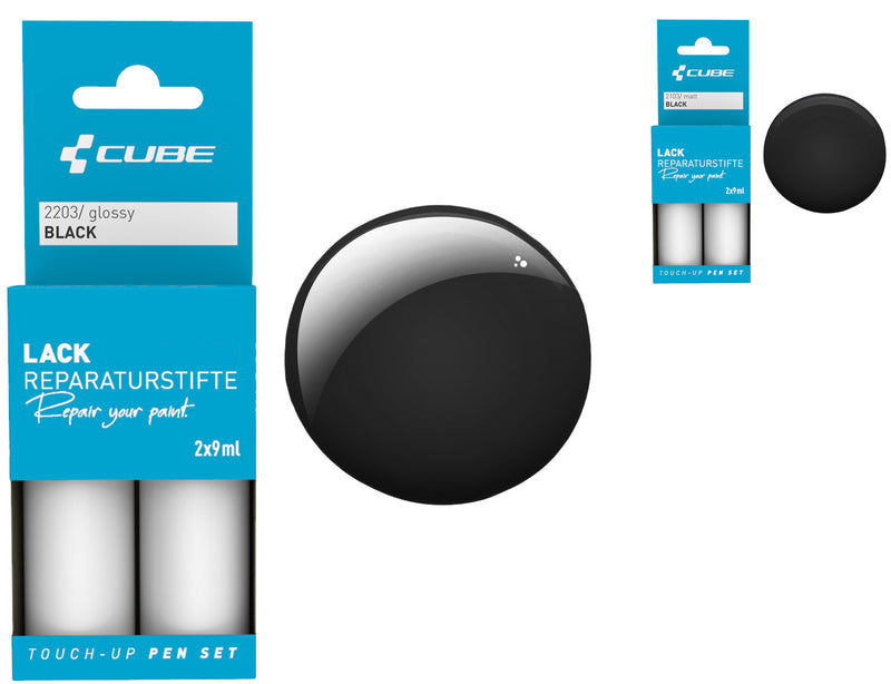 Load image into Gallery viewer, Cube touch-up pen set black