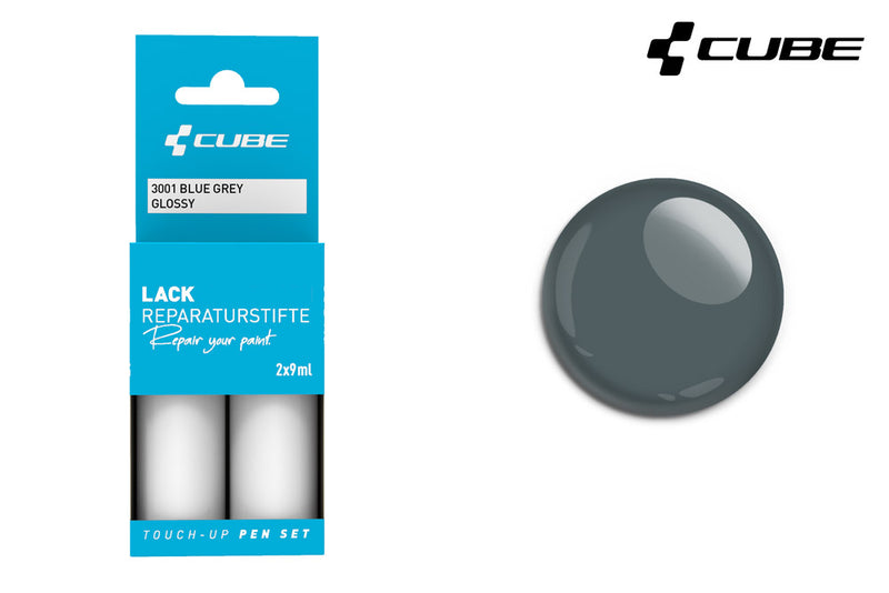Load image into Gallery viewer, Cube touch-up pen set blue grey matt