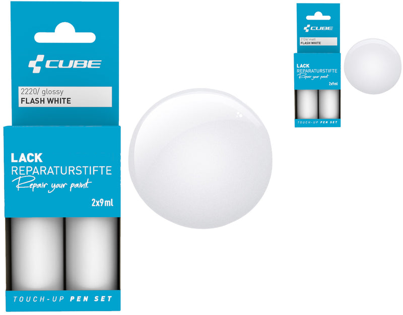 Load image into Gallery viewer, Cube touch-up pen set flash white