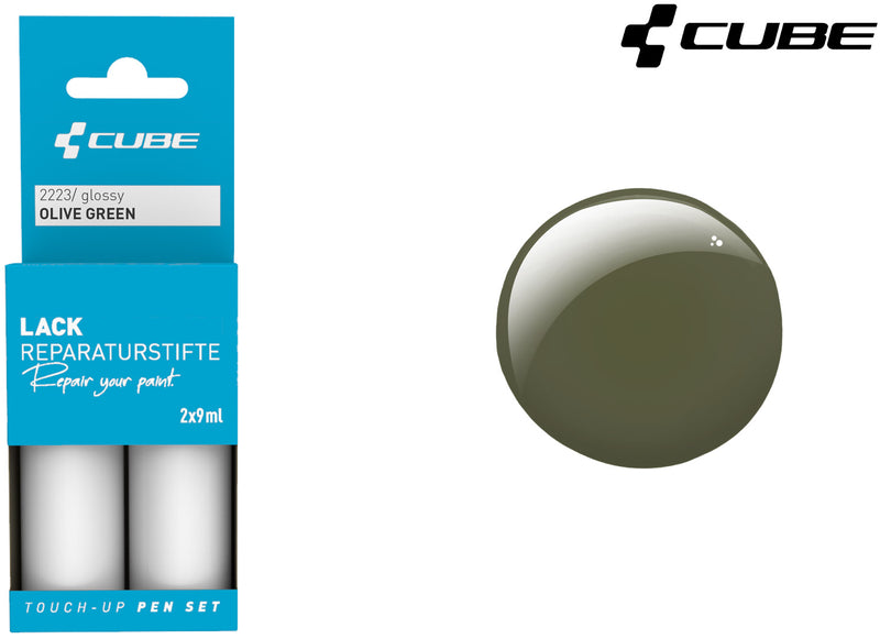 Load image into Gallery viewer, Cube touch-up pen set olive green