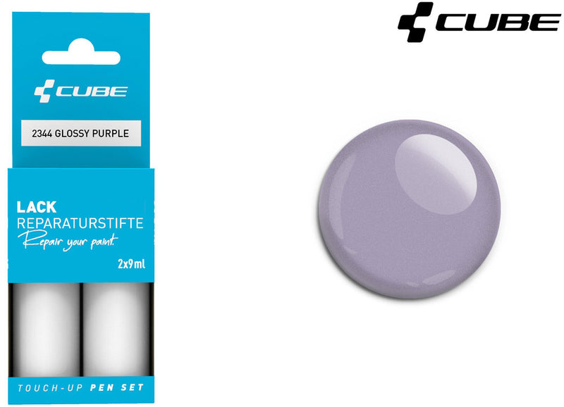 Load image into Gallery viewer, Cube touch-up pen set purple glossy