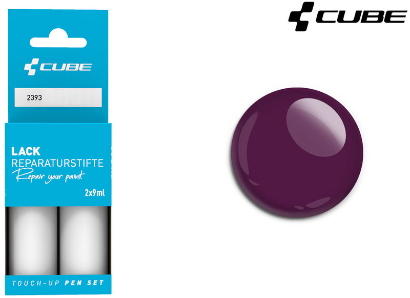 Load image into Gallery viewer, Cube touch-up pen set wine glossy