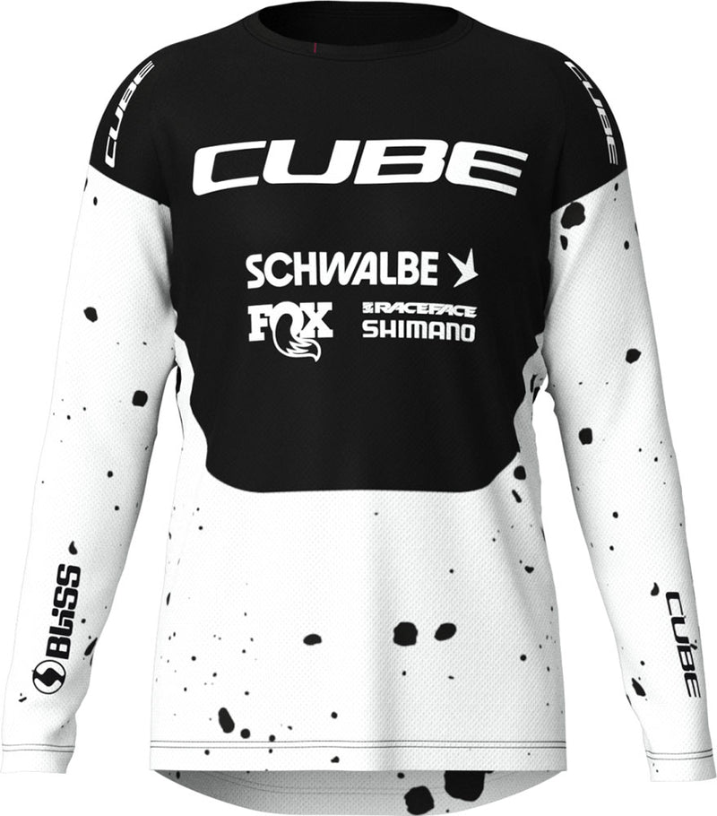 Load image into Gallery viewer, Cube x factory racing - women's mtb long sleeve jersey