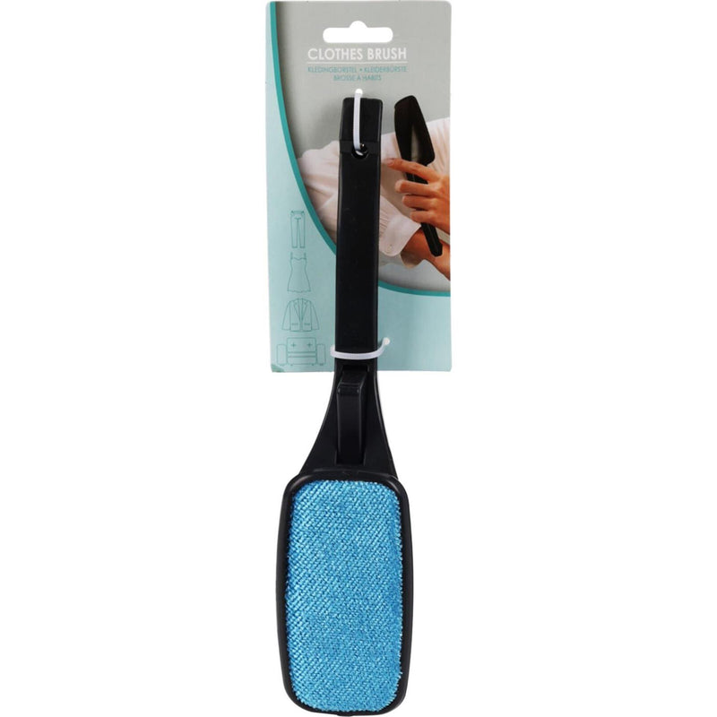 Afbeelding laden in galerijviewer, Excellent houseware kledingborstel 26x5,7x5cm zwart blauw