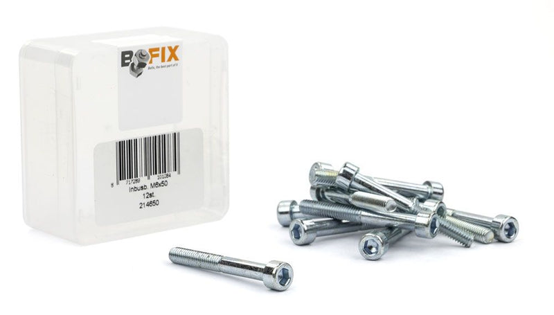 Load image into Gallery viewer, Bofix inbusbout m6x50 verzinkt (12st)
