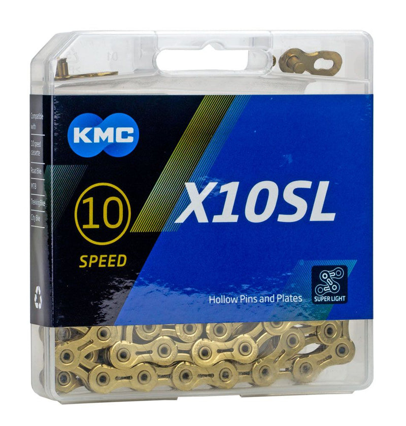 Afbeelding laden in galerijviewer, KMC X10SL-Ti-N Goud Super Light 114schakels (5.88mm)