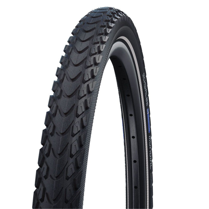 Afbeelding laden in galerijviewer, Schwalbe marathon mondial pro - folding - addix - v-guard - 27.5x2.25 - black + reflex