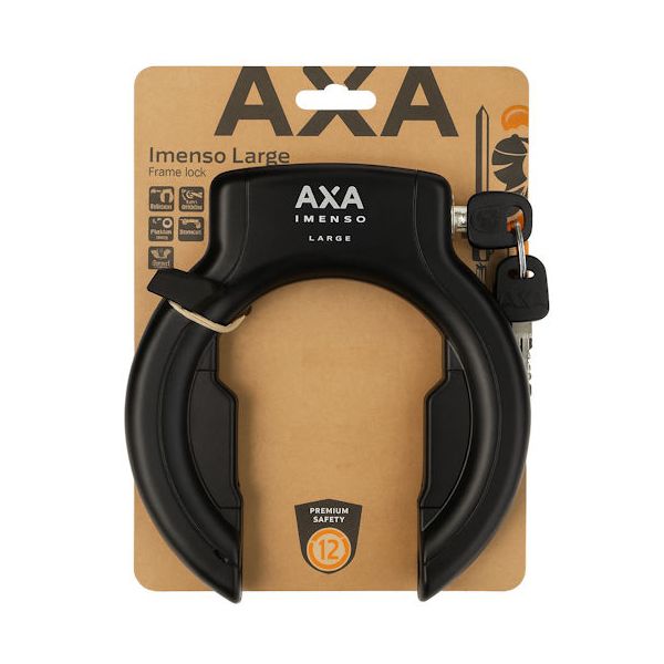 Load image into Gallery viewer, Axa ringslot imenso large retractable - zwart