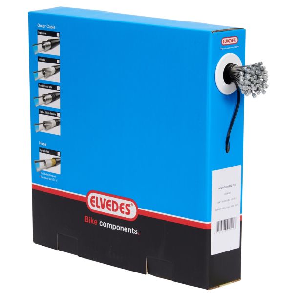 Afbeelding laden in galerijviewer, Elvedes schakel binnenkabel slick rvs 2250 mm ø 1,1 mm (100x)