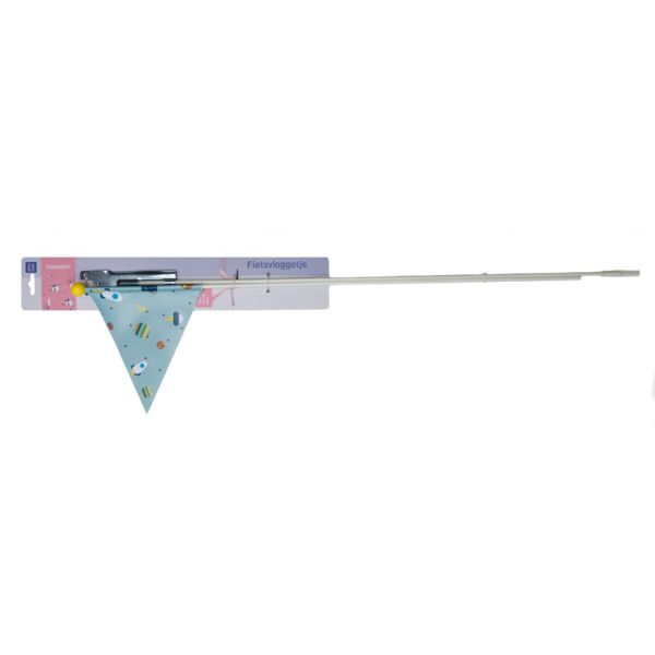 Load image into Gallery viewer, Beveiligingsvlag Pexkids Rocket Blue met raketafdruk