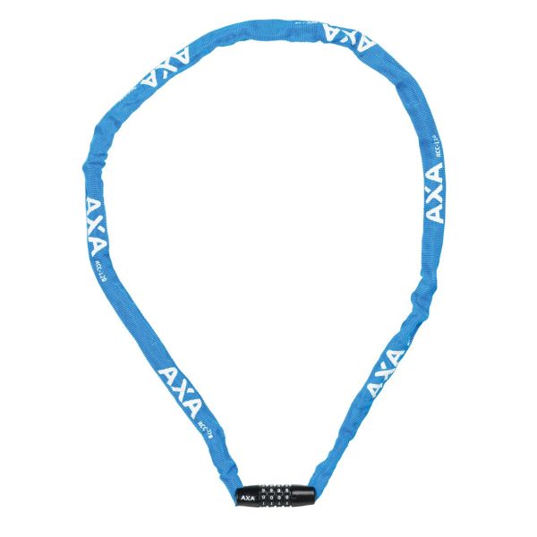 Load image into Gallery viewer, Axa slotketting rigid 120cm codeslot blauw (kaart)