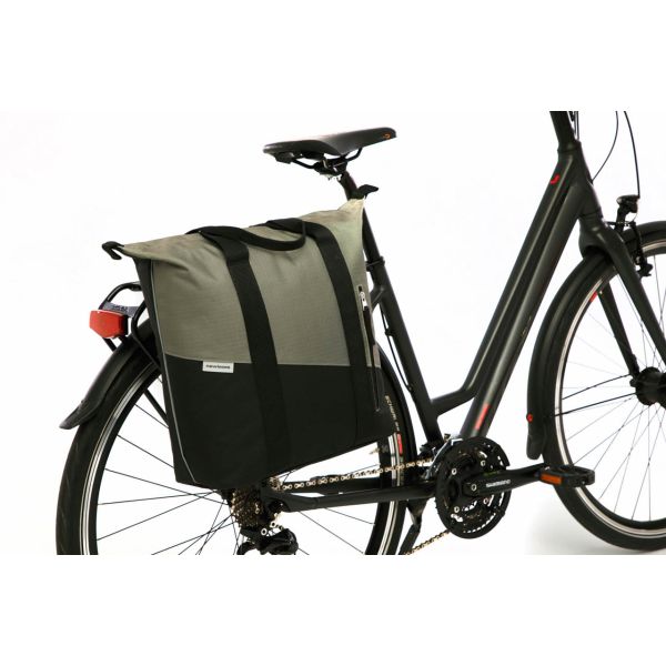 Load image into Gallery viewer, Newlooxs tas new looxs kota shopper | oslo | zwart groen | 24l