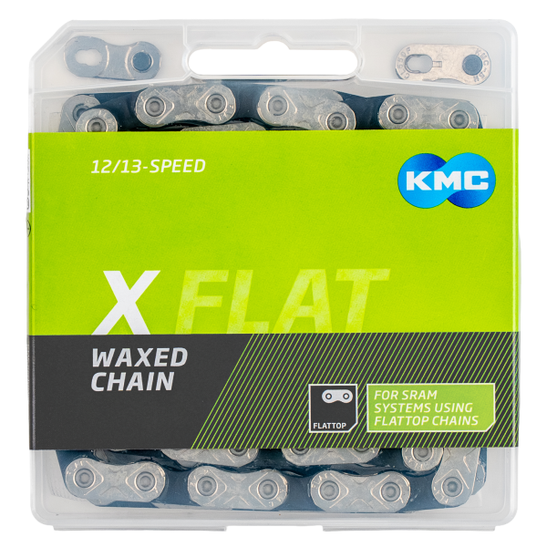 Load image into Gallery viewer, Kmc x-flat waxed chain 12 13 compartment 126gl s