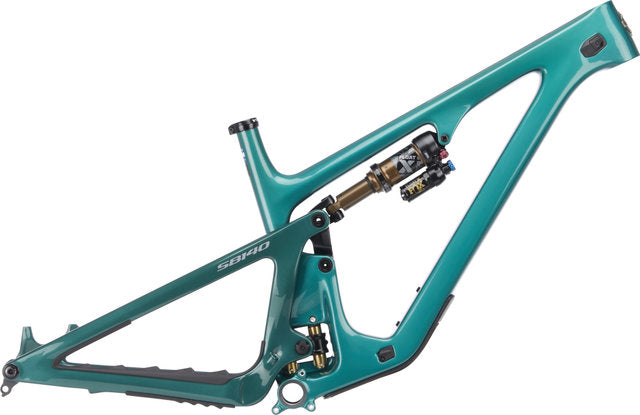 Load image into Gallery viewer, Yeti cycles sb140 turq carbon 29 frame kit