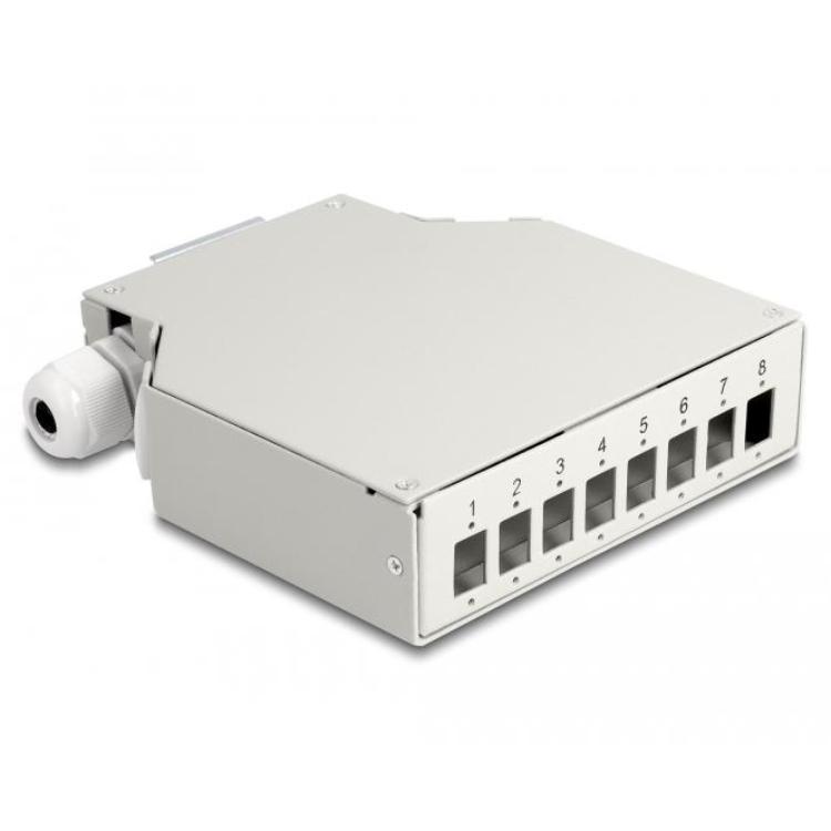 Load image into Gallery viewer, Imp delock lwl verdelerbox, 8x sc slex lc duplex.