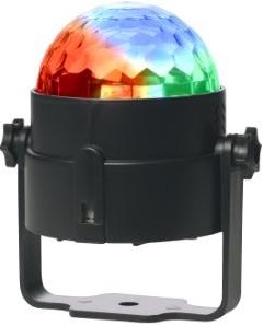 Afbeelding laden in galerijviewer, Enzo denver led partybol disco 4w 7 functies +ab zwart - 9700210