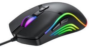 Afbeelding laden in galerijviewer, Enzo denver optische gaming muis bedraad usb rgb licht zwart - 9510055