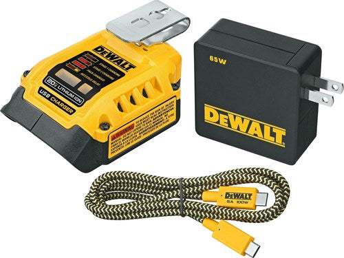 Load image into Gallery viewer, Dewalt 18v xr usb laadadapter - dcb094k-qw - dcb094k-qw