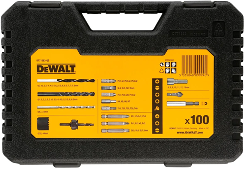 Load image into Gallery viewer, Dewalt accessoires dewalt dt71563-qz – 100-delige accessoireset in koffer