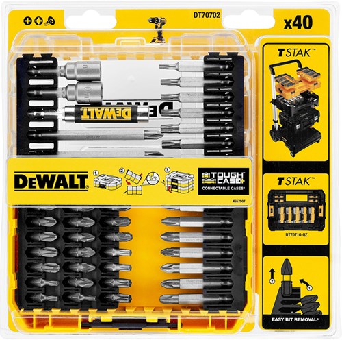 Load image into Gallery viewer, Dewalt accessoires dt70702-qz | 40-delig bitset in cassette - dt70702-qz