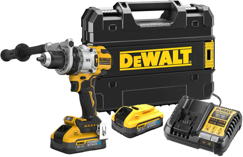 Load image into Gallery viewer, Dewalt dcd1007h2t accu klopboormachine koolborstelloos | 18v 5.0ah powerstack in t-stak - dcd1007h2t-qw