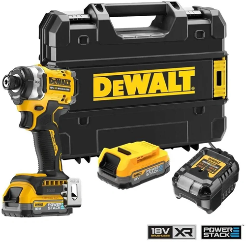Load image into Gallery viewer, Dewalt dcf860e2t 18v xr brushless accu slagschroevendraaier | 1.7ah powerstack in tstak koffer - dcf860e2t-qw