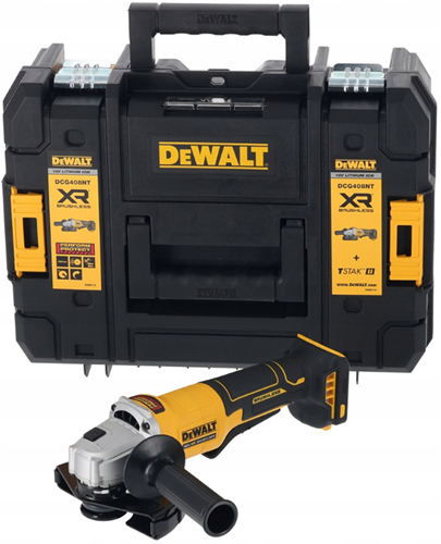 Load image into Gallery viewer, Dewalt dcg408nt-xj 18v xr accu haakse slijper | 125mm | dodemansschakelaar | zonder accu's en lader in tstak - dcg408nt-xj
