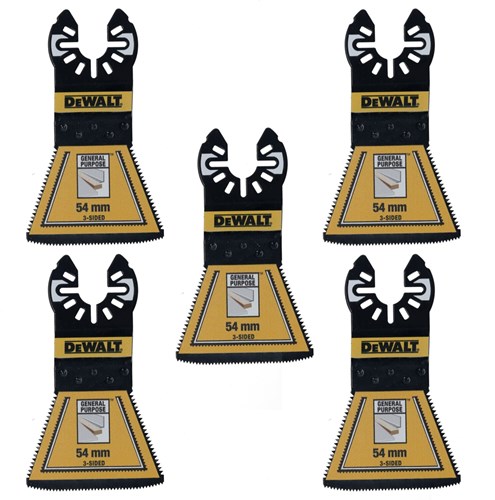 Load image into Gallery viewer, Dewalt accessoires dewalt dt20775 - multitool zaagbladen 3-zijdige zaagsnede | 5 stuks - dt20775-qz
