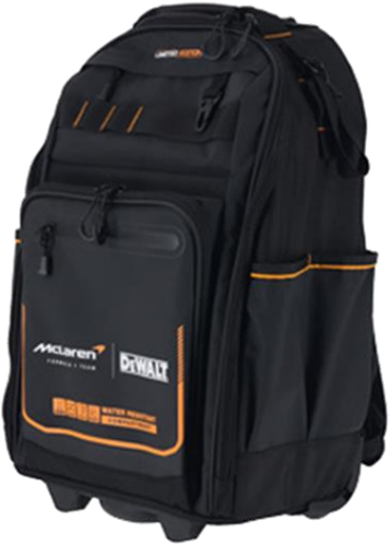 Load image into Gallery viewer, Dewalt mclaren gereedschapsrugzak met wielen - dwst60101-9
