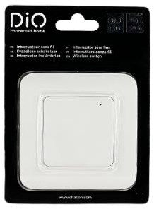 Load image into Gallery viewer, Di-o dio draadloze wand schakelaar enkel wit - 6960114