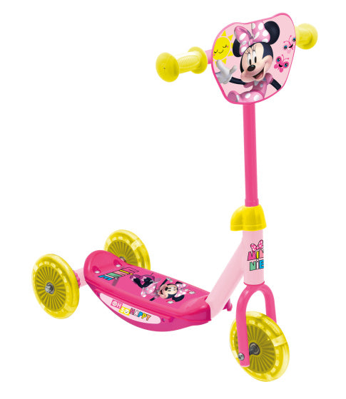 Load image into Gallery viewer, Minnie Mouse 3-wiel kinderstep meisjes roze geel