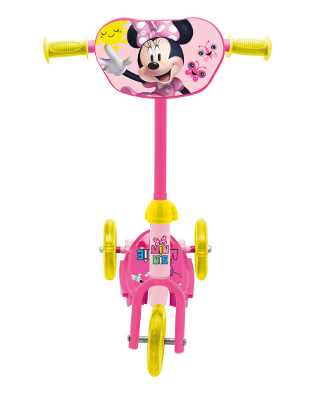 Load image into Gallery viewer, Minnie Mouse 3-wiel kinderstep meisjes roze geel