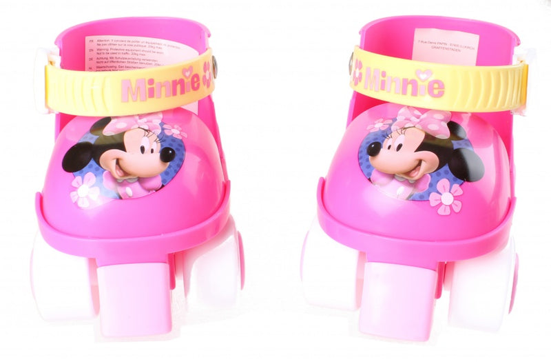 Load image into Gallery viewer, Minnie Mouse rolschaatsen meisjes roze wit maat 23-27