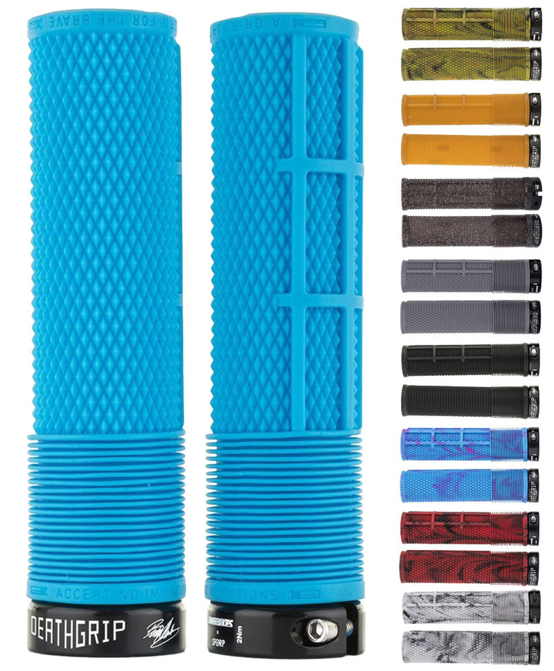 Load image into Gallery viewer, Dmr brendog fl death grip lock-on grips -thin 133 x 29.8 mm