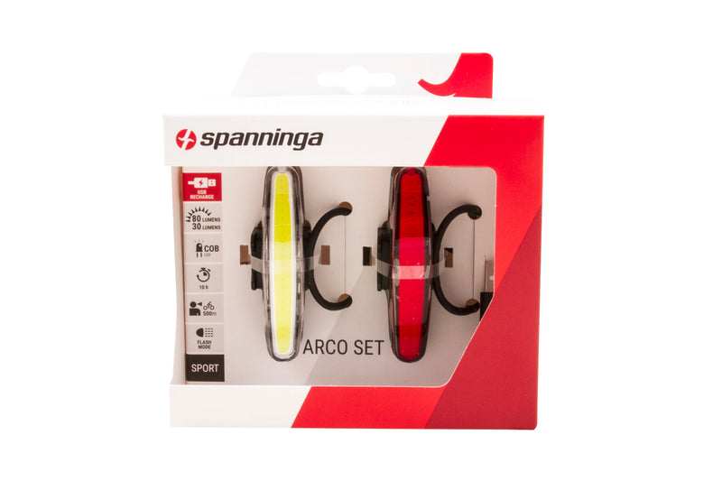 Load image into Gallery viewer, Verlichtingsset Spanninga Arco USB oplaadbaar