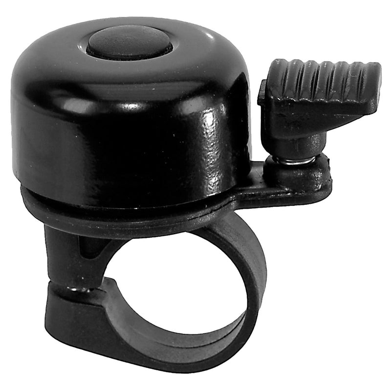 Load image into Gallery viewer, Messingschlager m-wave fietsbel bella design mini zwart display (20)