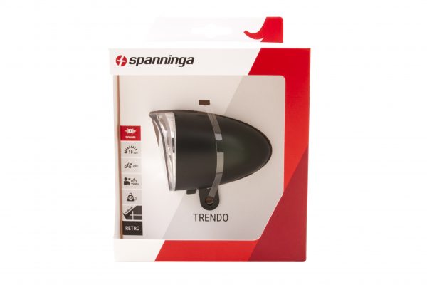 Load image into Gallery viewer, Spanninga metaal b.v. spanninga koplamp trendo xdo on off zwart