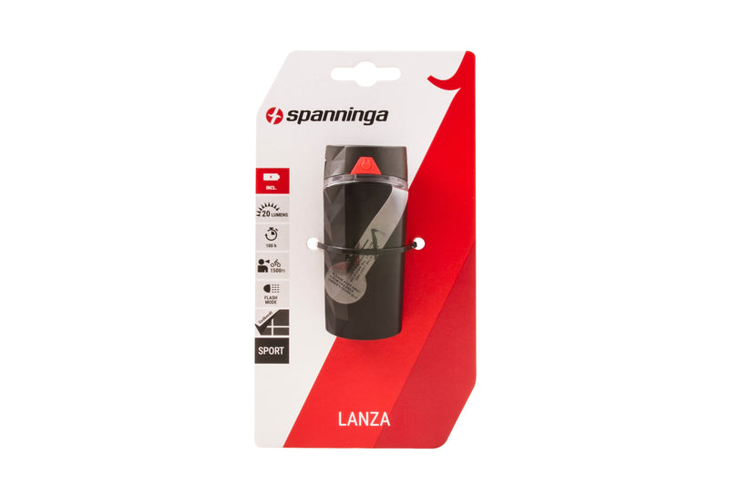 Load image into Gallery viewer, Spanninga koplamp Lanza batterij 20 lumen