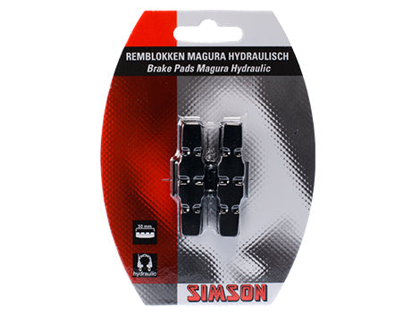 Load image into Gallery viewer, Simson remblokset Magura hydr. velgrem HS33 HS11 set op kaart