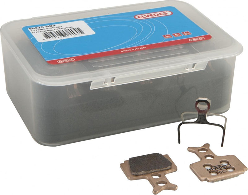 Afbeelding laden in galerijviewer, Elvedes cable systems bv elvedes 6893s-box disc brake pad compatible formula mega one sintered (10)